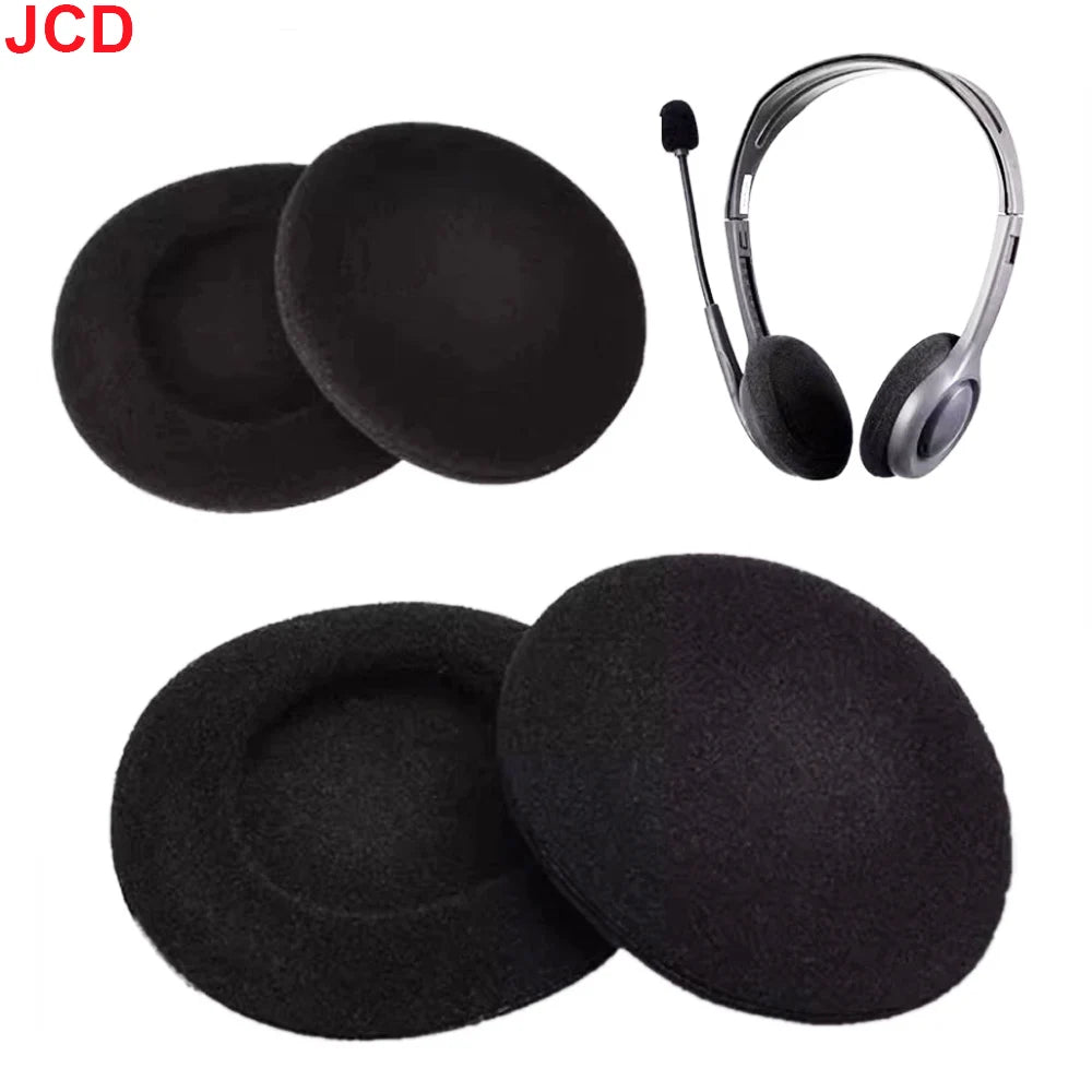 10pc Thickened Foam Ear Pads For Headphones Sponge Replacement Cushions Covers Earphones Case 35mm 40mm 50mm 55mm 60mm 70mm 75mm