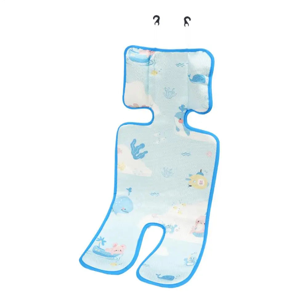 Breathable Stroller Cooling Pad Adjustable Kid Car Seat Liner Cooler Pad For High Chair Bassinet Swing Outdoor Travel Beach