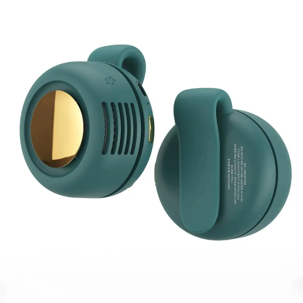 Whirlwind Leafless Mini Fan With Portable Button Design USB Charging Silent Portable Mini Fan For Home And Outdoor Travel