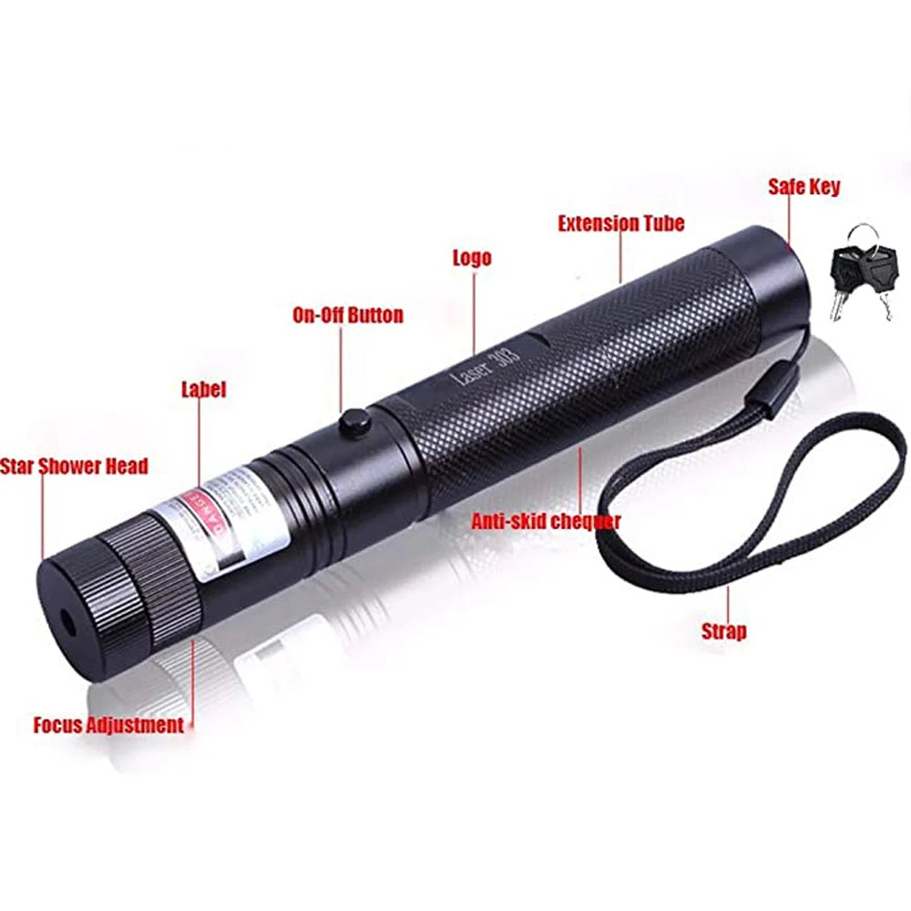 Green Laser pointer LED Training Torch Pet for Cats Toy Interactive Bright Pointer Red Light Pen（No battery ）