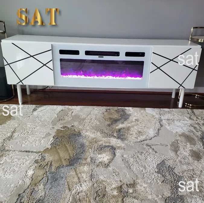 #For TV Stand with Fireplace Included TV Table Cabinet Television Cabinet TV Console Living Room Furniture