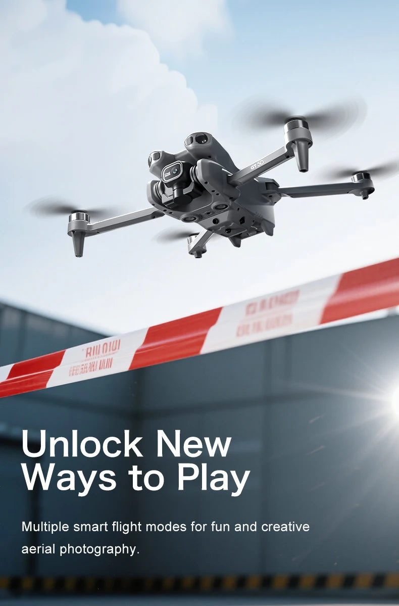 2026 NEW Original GT50 PRO RC Drone 8K HD Dual Cameras WiFi GPS 20mins Flight Aerial Photography Quadcopter Remote Control Toys