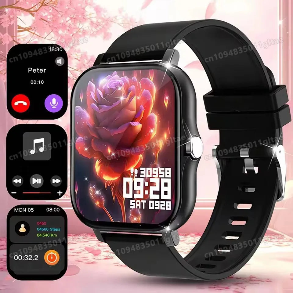 New Smartwatch BT Call Health&Sleep Monitoring 1.80''HD Screen Kids Smart Watch Waterproof Fashoin Sports Bracelet For Women Men