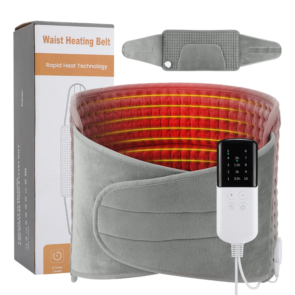 Electric Heating Waist Belt Warm Thermal Pad 10-gear Temperature Control Office Household Warm Artifact Hand Uterus Body Warmer