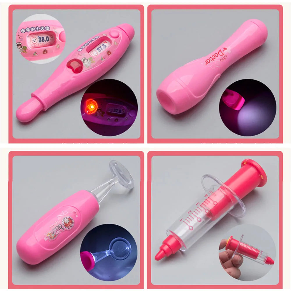 Doctor Toys for Kids 53/31PCS Doctor Pretend Play Set Children Medical Dentist Tools Stethoscope Educational Toy Boy Girl Gift