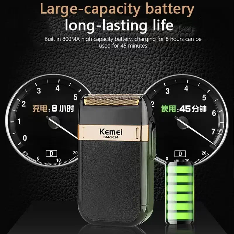Kemei Hair Clipper Km-1071 Km-2299 Km-2024 UBS Rechargeable Cordless Beard Trimmer Powerful Electric Hair Clippers for Men