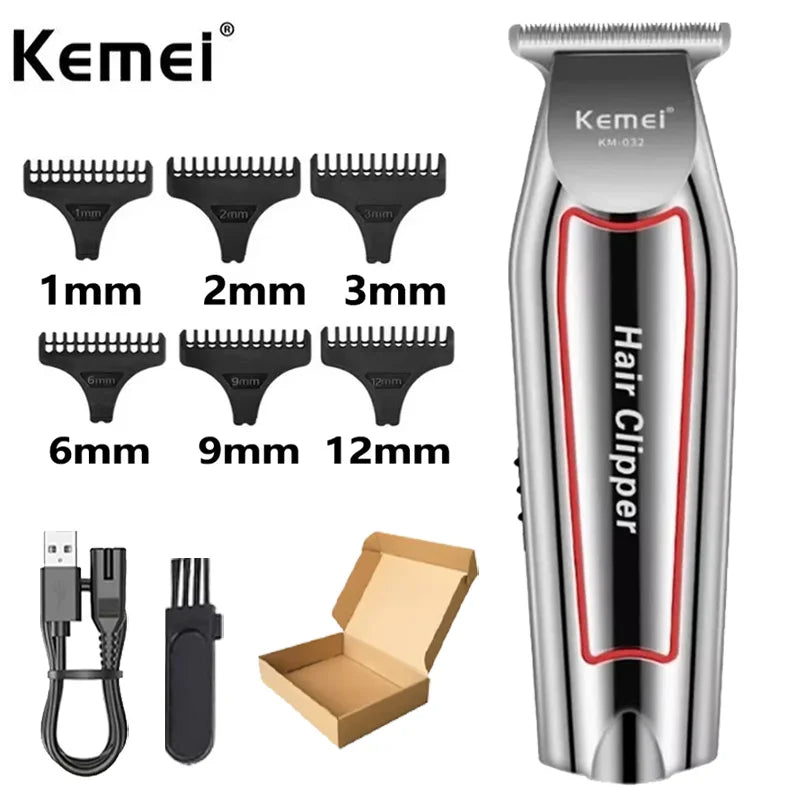 KEMEI Profession Hair Trimmer Electric Beard Trimmer for Men Hair Clipper Hair Cutter  Machine Hair Cut Grooming Kit KM-032