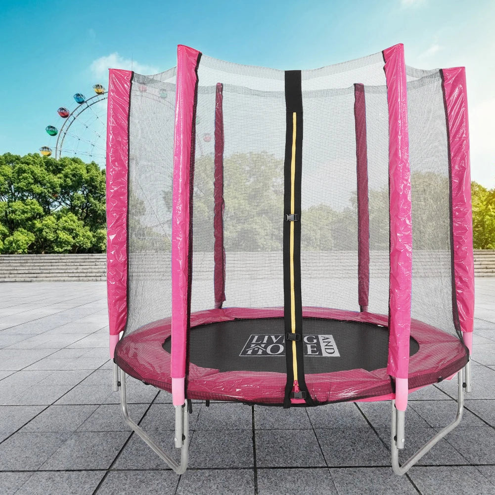 【Breeins】Outdoor Trampoline with Safety Enclosure for Kids Entertainment