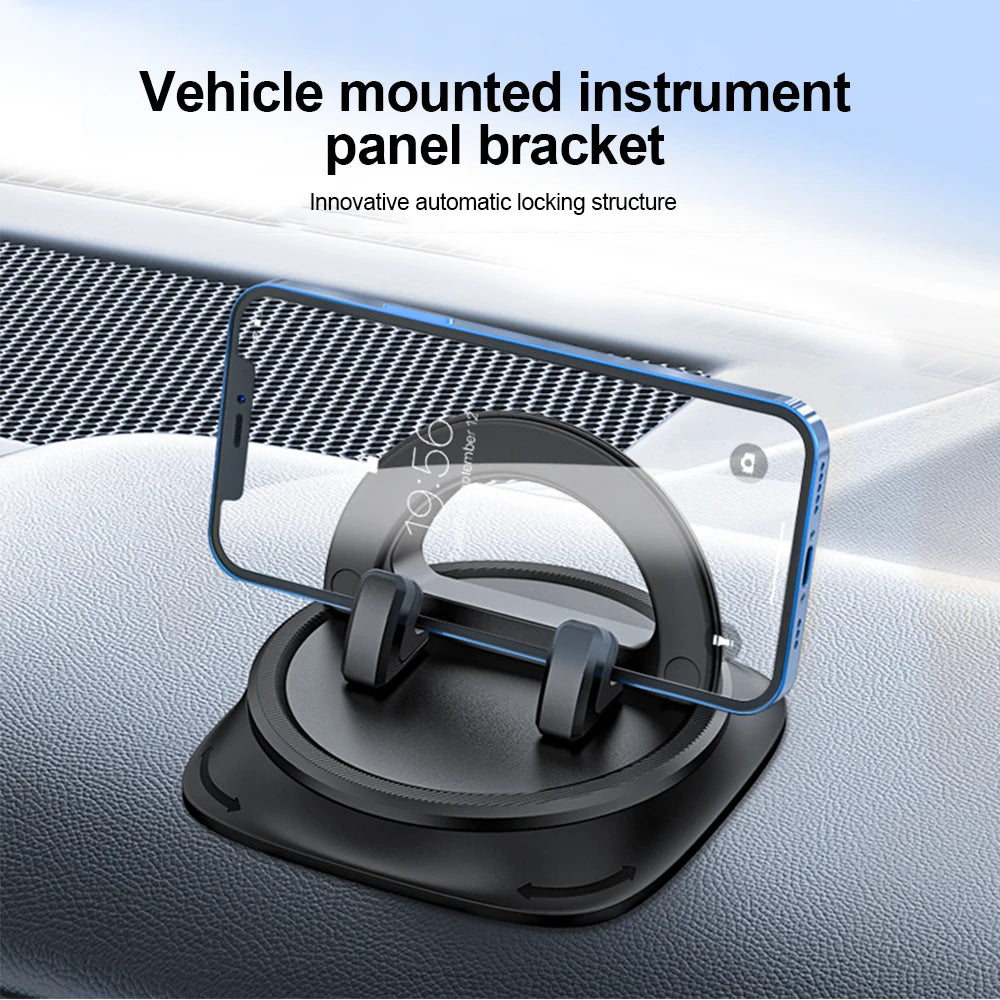 360 Degree Rotation Car Phone Holder Dashboard Stand Bracket Universal for iPhone Samsung Xiaomi Huawei Car Accessories