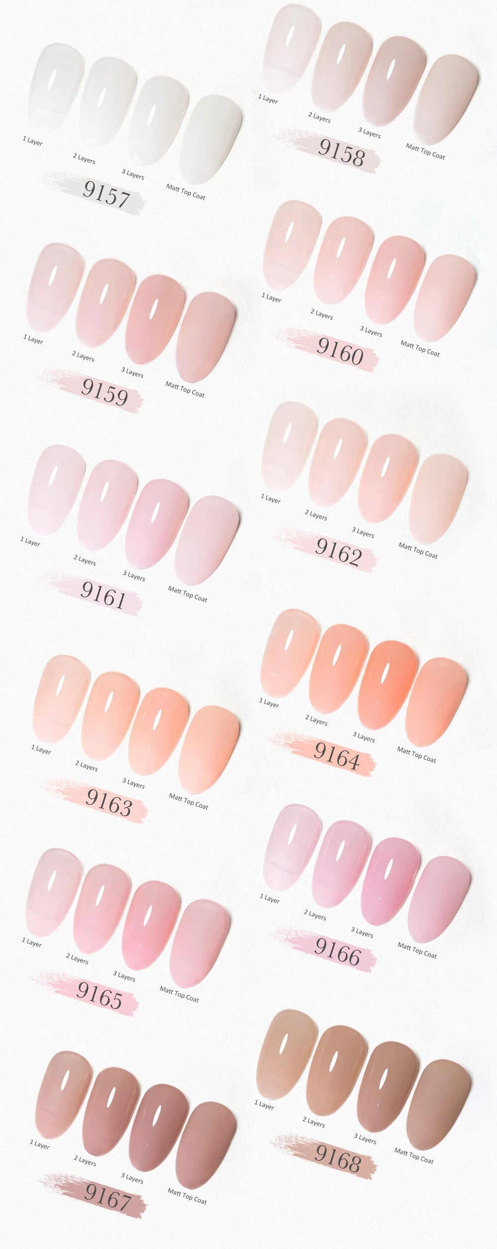Canni Nail Gel Polish Jelly Nude Color HEMA FREE TPO FREE 9ml Transparent Semi Permanent Natural Nude French Nail Gel Lacquer