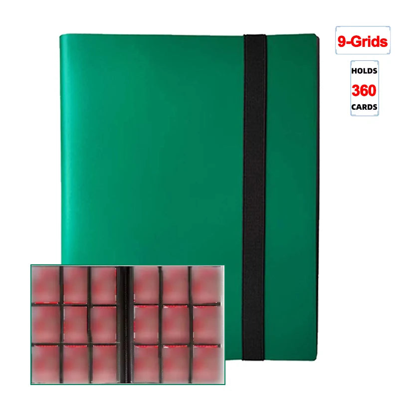 1Pc Card Binder 160/360/480 Trading Card Holder Book PP Cover Binder For Cards Durable Side Loading Card Book With Gaming Cards