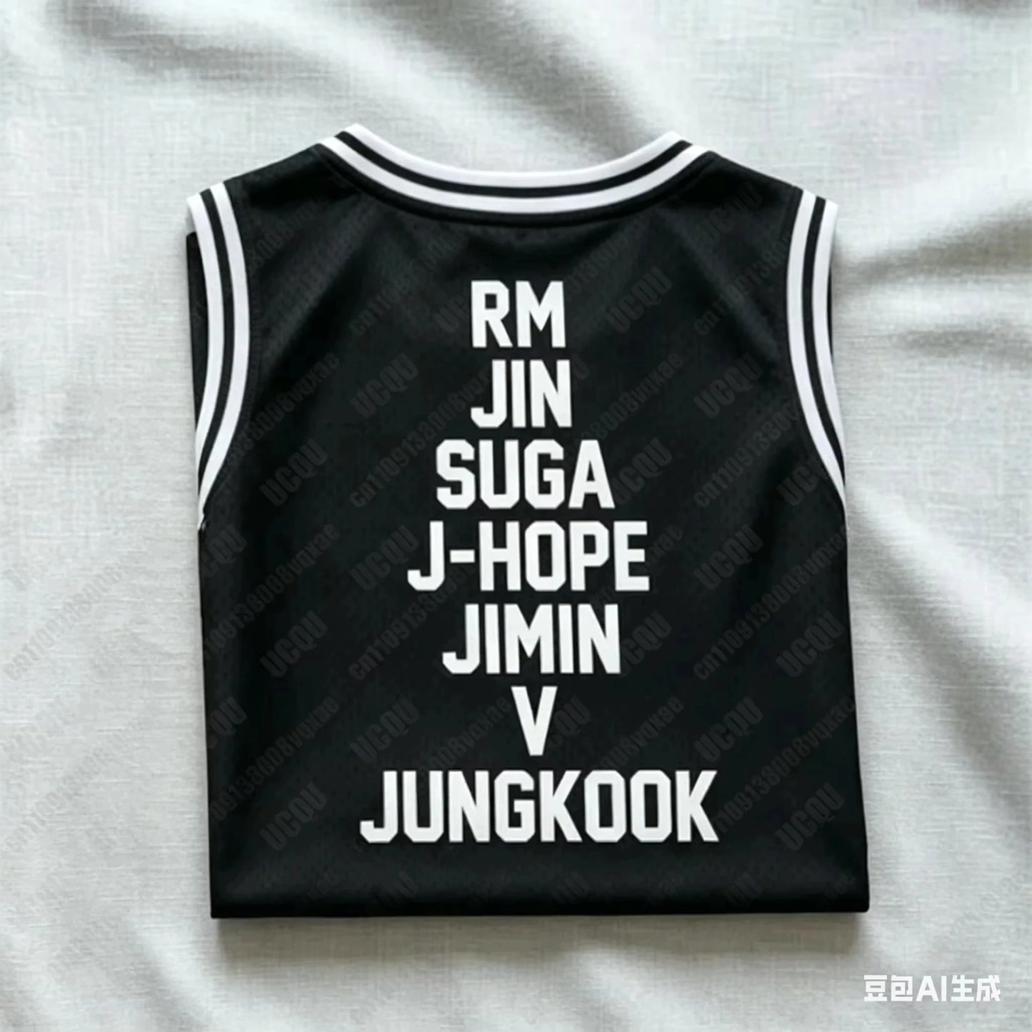 Hot New Concert K-pop Idol Surrounding Basketball Vest BTS Entertainment Concert Fans Commemoration for Men Women Kids Jersey