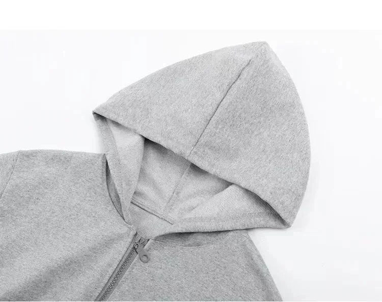 2026 men's and women's cardigans, hooded zippered hoodies, sportswear, casual, fashionable, playful, loose outerwear clothing