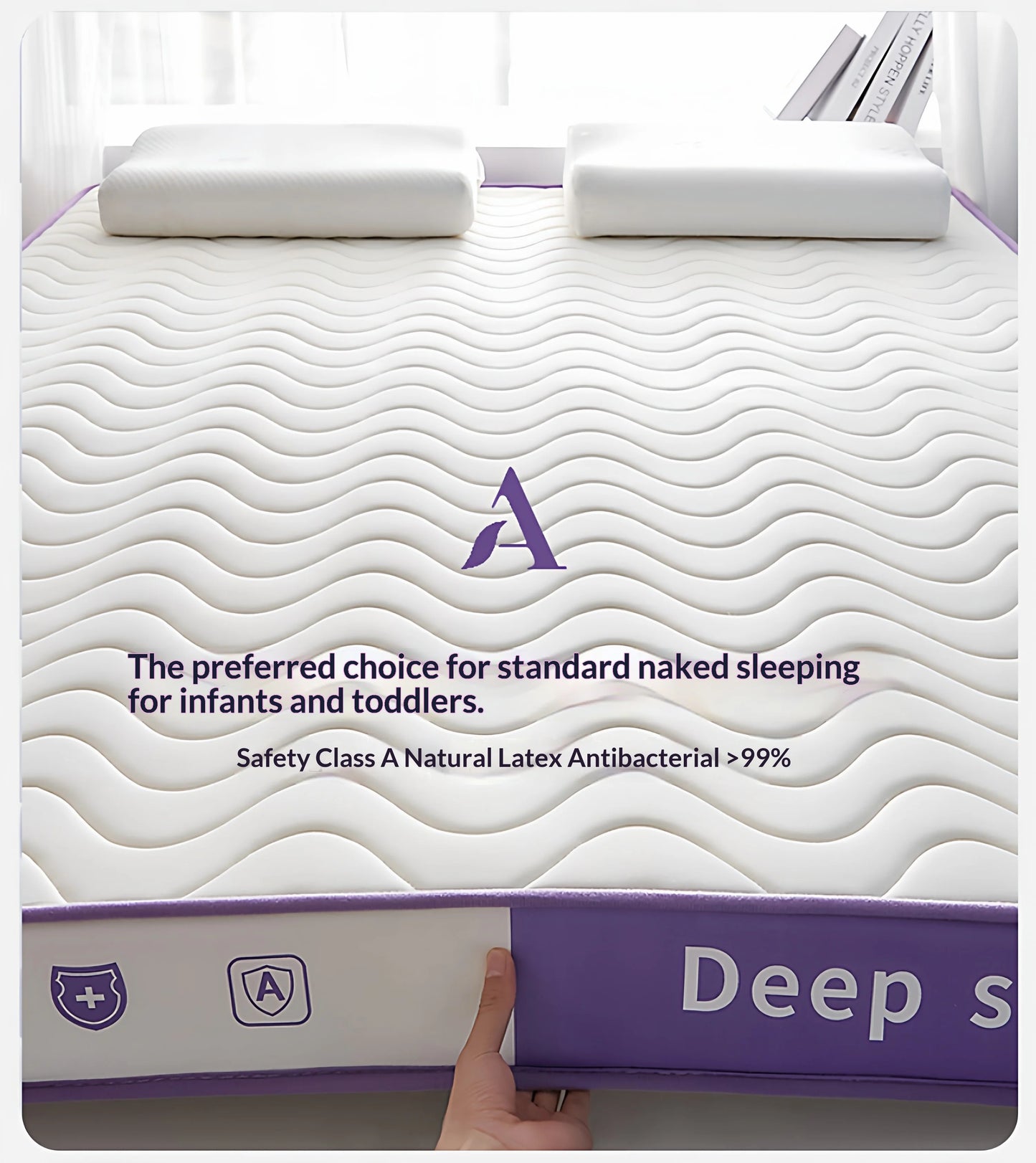 Filler latex non-full latex Foam Mattress King Queen Twin Cooling Gel Breathable Hypoallergenic Orthopedic Pressure