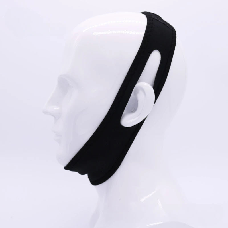 New Neoprene Anti Snore Stop Snoring Chin Strap Belt Anti Apnea Jaw Solution Sleep Support Apnea Belt Adjustable Sleep Care Tool
