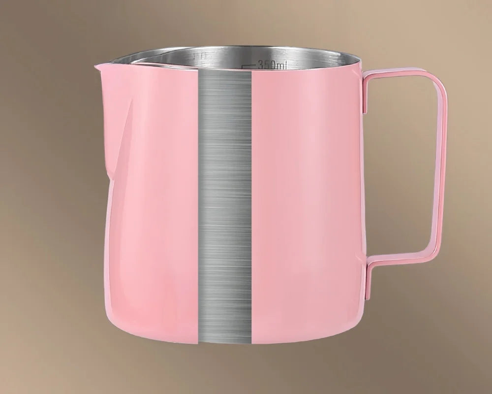 350/600ML Coffee Milk Frothing Pitcher Jug 304 Stainless Steel Precise Scale High Quality Latte Barista Professional CafeUtensil