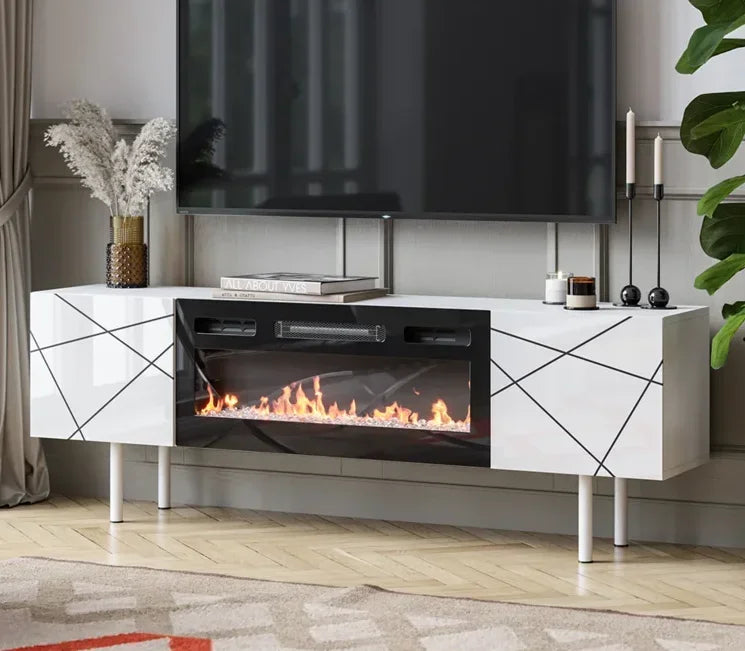 #For TV Stand with Fireplace Included TV Table Cabinet Television Cabinet TV Console Living Room Furniture