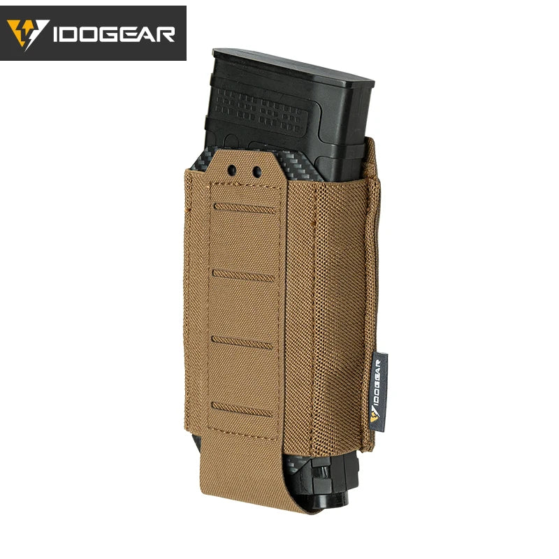 IDOGEAR Tactical Single LSR 556 Mag Pouch Mag Carrier MOLLE Pouch Laser Cut Tool Bags 35135