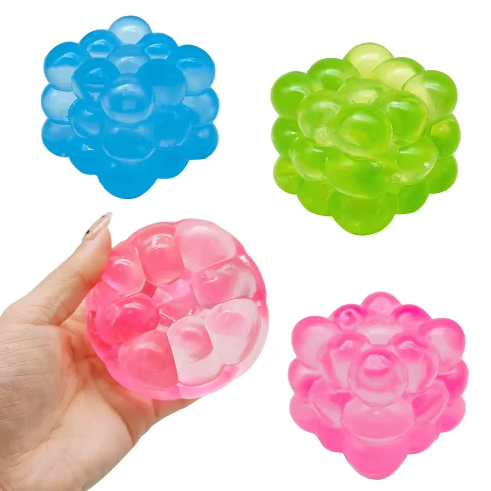 1Pc New three-dimensional candy kneading music adult Stress Relief Squeeze sensory Toys Decompression Simulation Cube Party Gift
