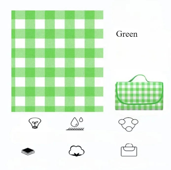 Picnic Mat - Foldable - for Spring Outings, Picnics, Beach Camping - Waterproof and Moisture-proof - Ground Mat - Picnic Cloth