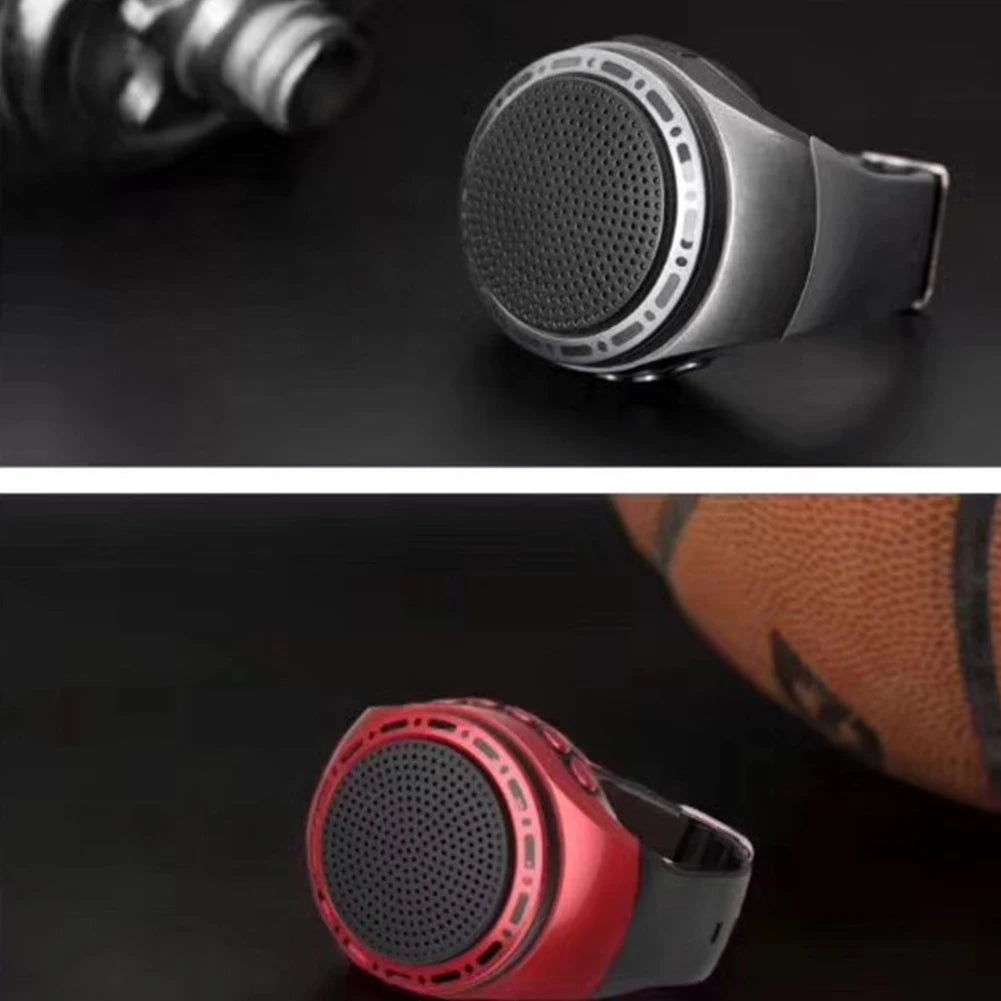 U6 Wrist Watch Bluetooth Speaker With FM Radio USB Charging Portable Outdoor Sports Running Wearable Speaker Wireless Subwoofer