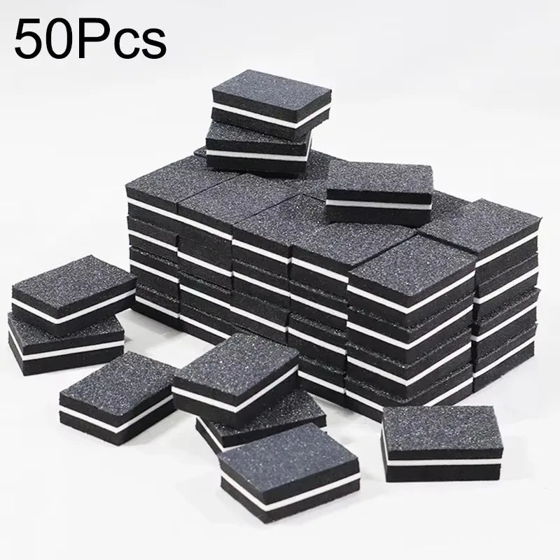 10-100psc Mini Buffing Sanding Files Block Pedicure Care Nail Art Buffer Polish Manicure Pedicure Nail File Tools Nail Charm new