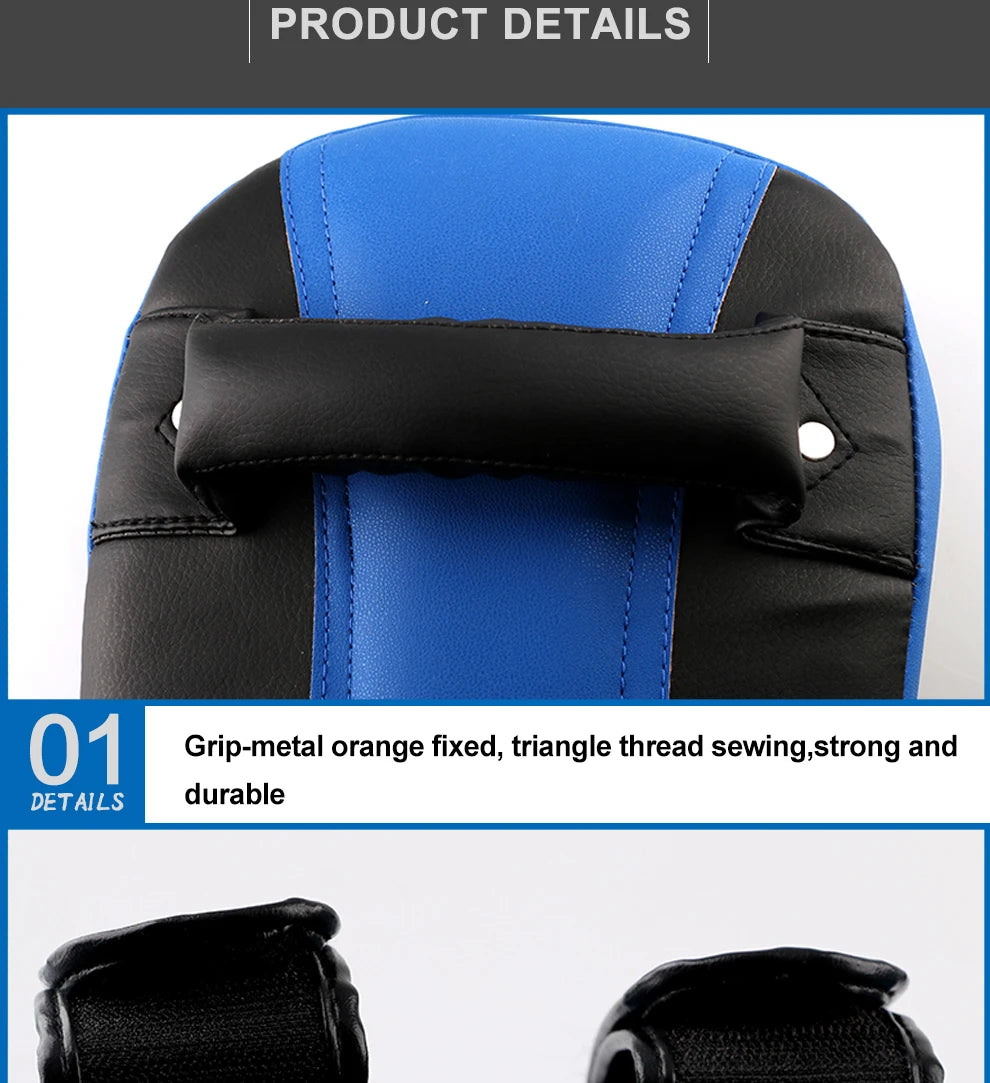 MMA Curve Pads Muay Thai TKD punching Mitts PU leather Sanda Taekwondo Kickboxing Boxing Hand Foot Square arc Target 1 Piece