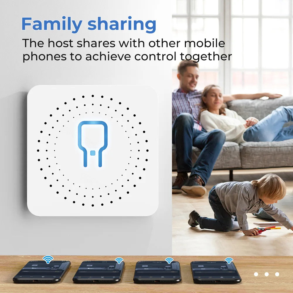 Smart Home Zigbee WiFi Smart Switch with Power Monitor 16A Tuya Light Switch Module DIY Breaker Relay Voice for Alexa Google