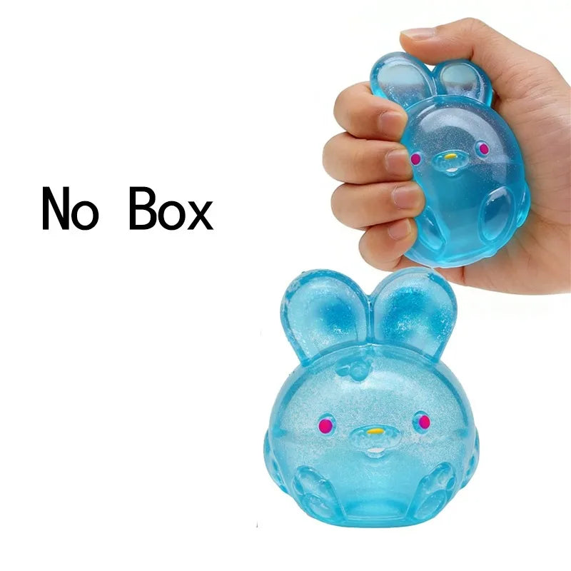 Needoh Sensory Jellyfish Gummy Bear Toy Soft Nice Cube Anti-Stress Stress Relief Pressure Souvenir Sensory Non-toxic Fidget Toy