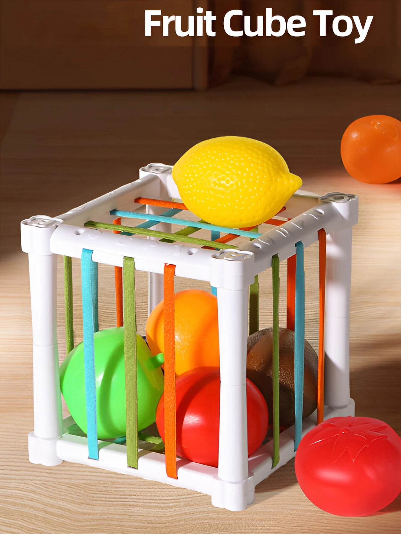 Fruit Cecele Shape Color Color Fruit Cognition Rainbow Cecele interactive game toy