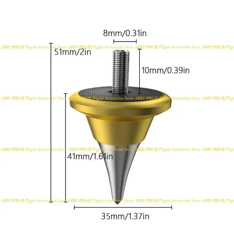 E21E Durability AntiVibration Speaker Spikes Stand Pad NonSlip for Systems Upgrades
