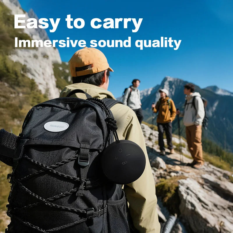 Alaxe Bluetooth Speaker Subwoofer compact and powerful outdoor indoor speaker with high-quality sound and a mini desktop design