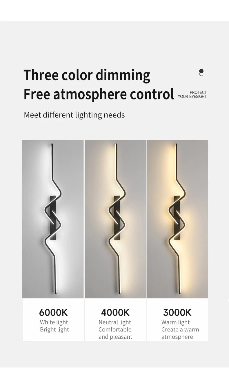 Modern Wall Light Long Decorative Lights Nordic Living Room lights For Wall Corridor Ceiling Light Home Decor Lighting Fixtures
