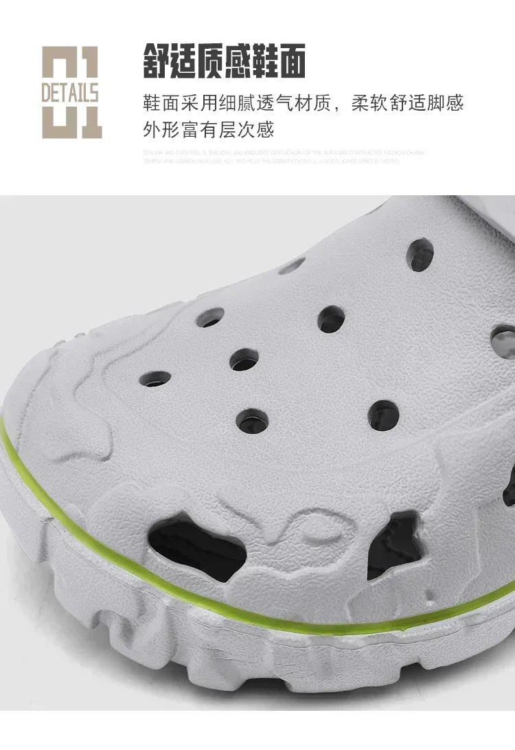 Factory Cheap EVA Men's Clogs Shoes Lightweight Wholesale Plastic Clog Men Beach Working Sandals with Men Clogs&Mules Big Size47