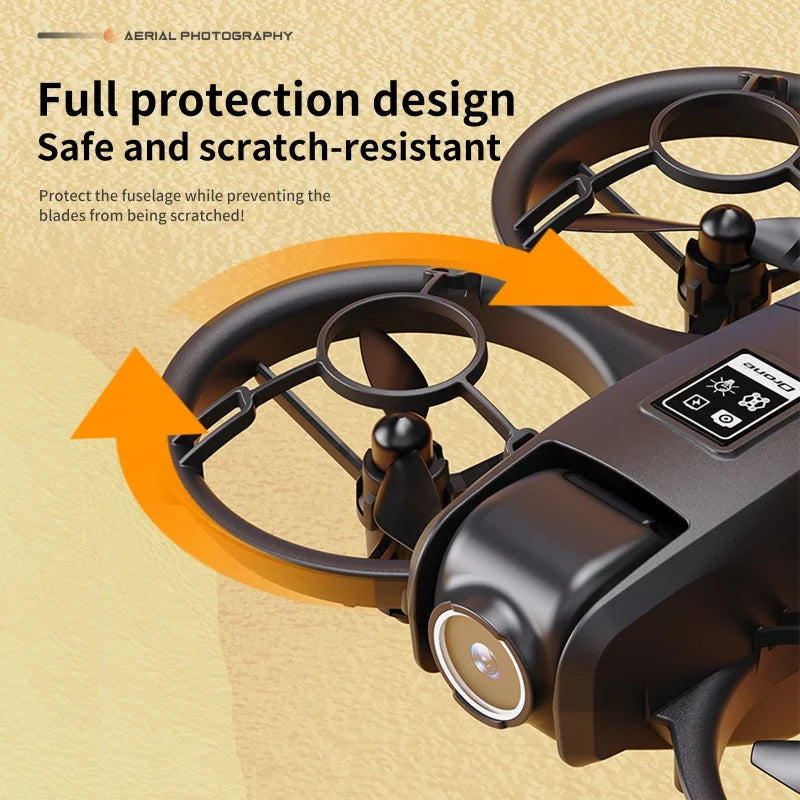YP6 Mini Drone 8K Aerial HD Camera Drone 5G WIFI Record Large Screen Remote Control Intelligent Obstacle Avoidance Aerial Drone