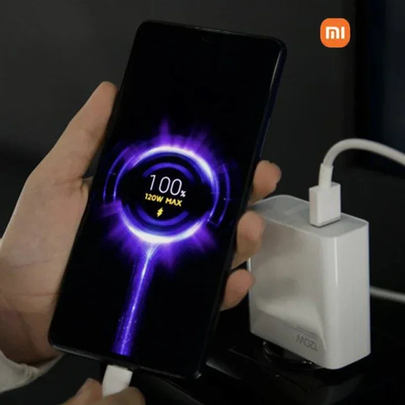 Original  Xiaomi 120W Charger Turbo Charge EU US Adapter 1M 6A Usb Type C Cable For Poco X5 X4 F5 Pro Mi 13 12 11 Lite Mix Fold