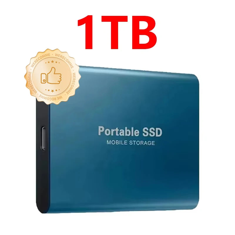Anti-Shock Design SSD 2TB 4TBNew Portable External Hard Drive 16TB Mass Capacity Solid State Disk USB3.2 TYPE-C for Laptop PC