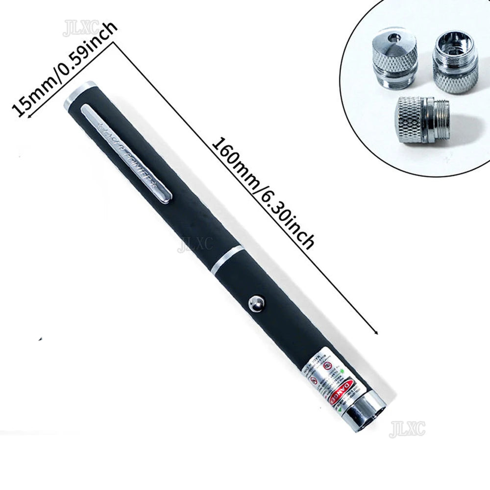 (Do not provide batteries) Green Red Laser Pointer Teaching Tool Pet Automatic Cat Toys Laser Focus Lazer Pen Combination