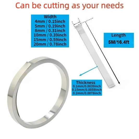 5M/ Roll Nickel Strip for 18650 Battery Cell Welding - Compatible with Spot Welding Machines, for DIY Battery Packs