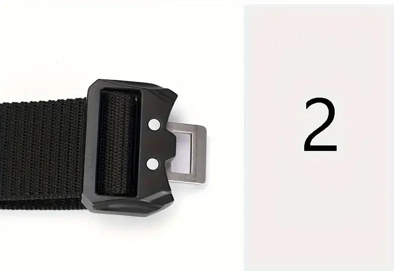 2PC Tactical Waist Belt - Durable Automatic Buckle, Perfect for Outdoor Adventures, Unisex Accessories for Men and Women