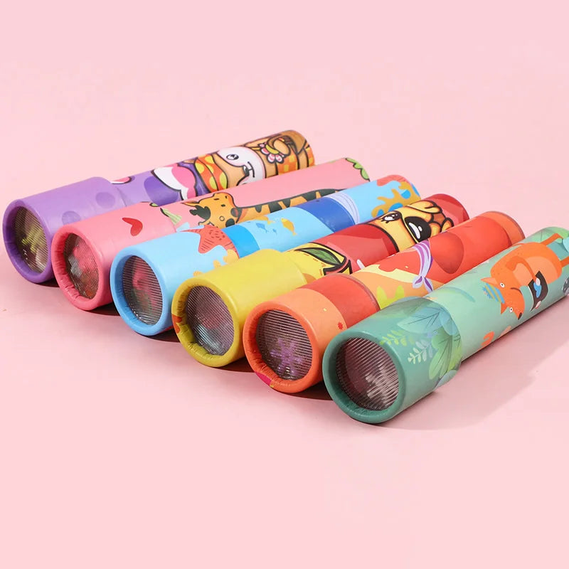 5/10pcs Rotating Kaleidoscope Science Toys for Kids Birthday Party Favors Goodie Pinata Fillers Classroom Rewards Baby Shower