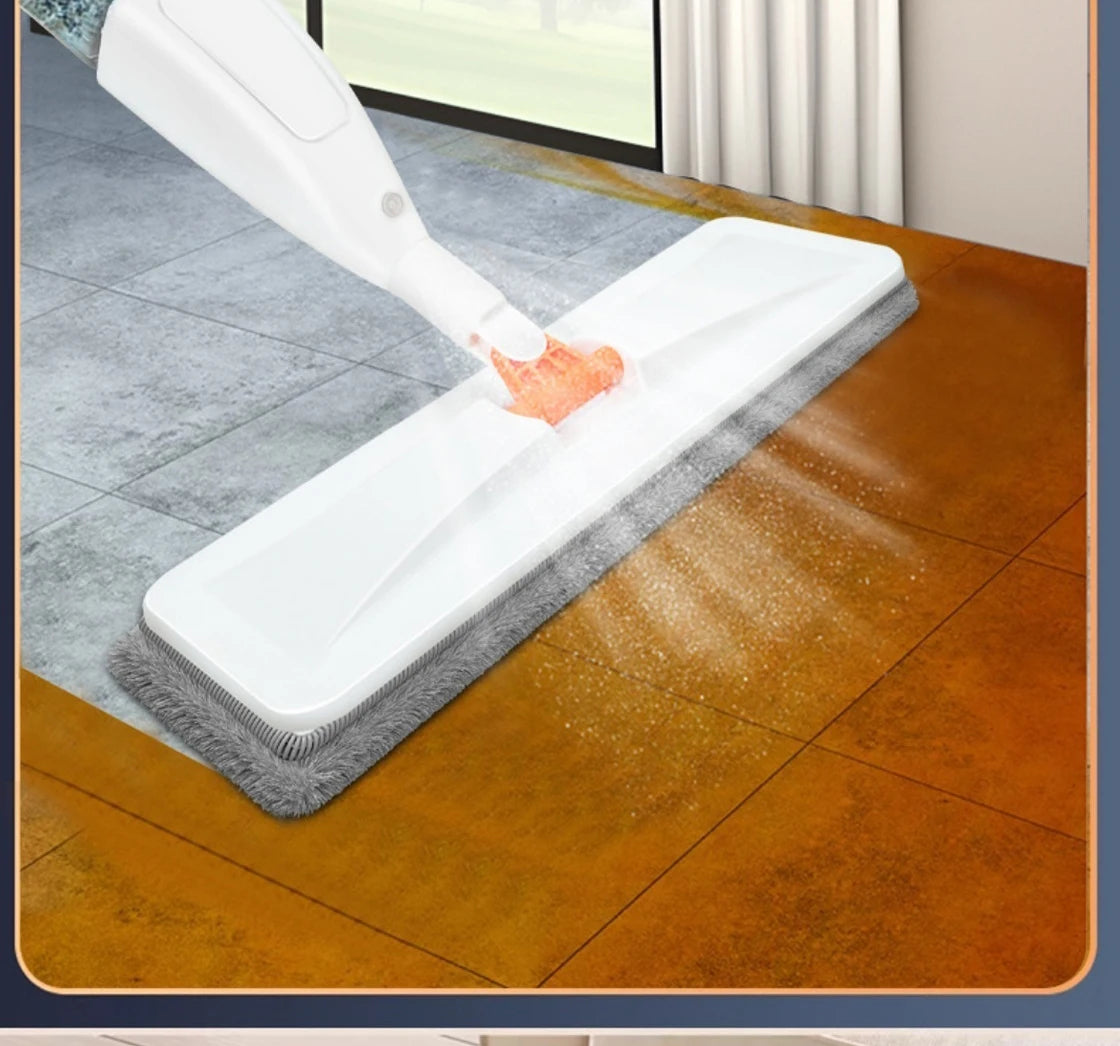 New Large Household Spray Mop With Replaceable Microfiber Pad For Wet And Dry Cleaning Microfiber Pads Rotating Spray Mop Broom
