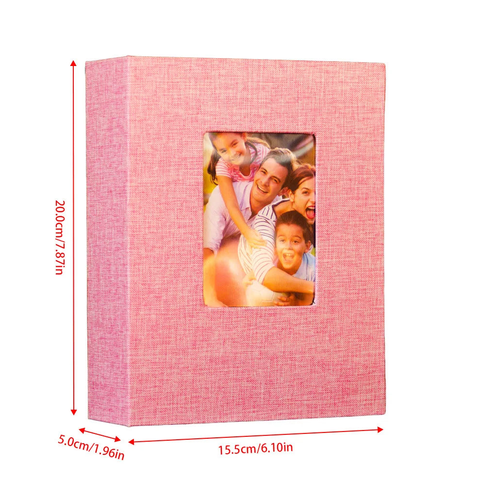 7-inch 100-piece Photo Album Bookshelf Album Fabric Cover Album Suitable For Storing Family Anniversary And Wedding Photos