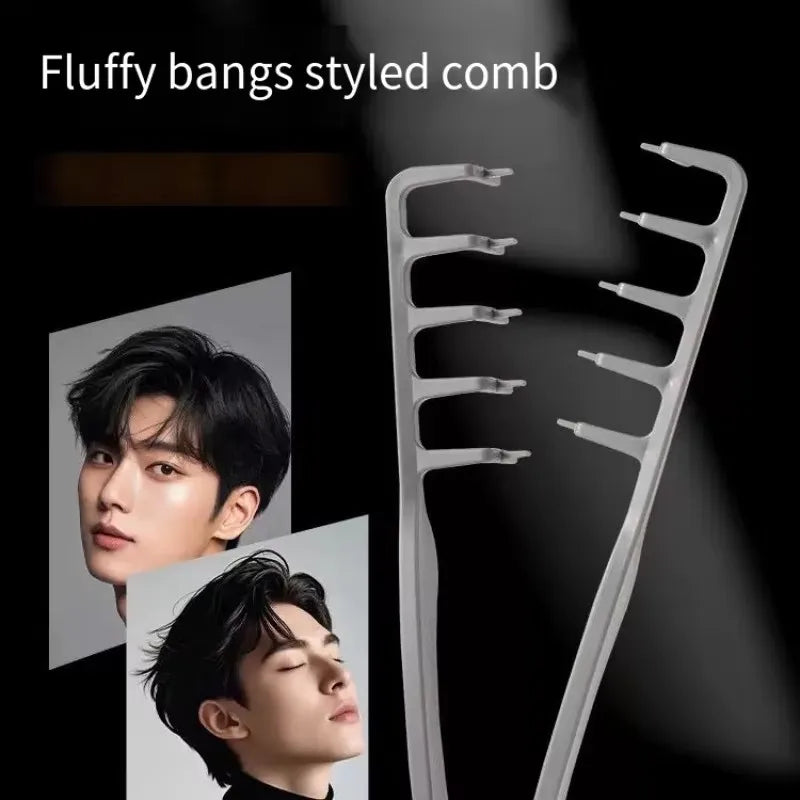 1/2/5Pcs Volumizing Wide-Tooth Hair Styling Comb Curling Tools Fluffy Texture For Men Ideal For All Hair Types Hairstyling Tools