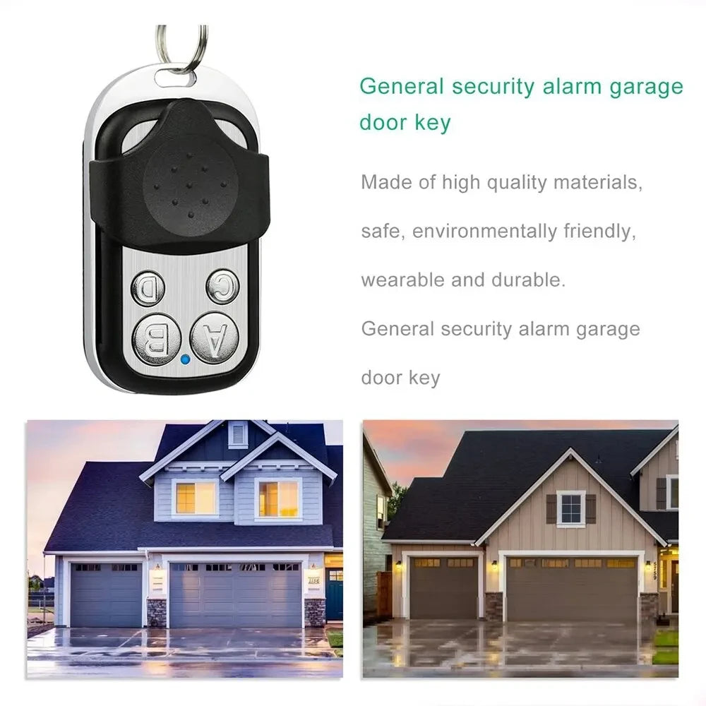1PCS 433MHZ 4 Buttons Clone Fixed Learning Rolling Code Universal Garage Door Opener Remote Control Duplicator Garage