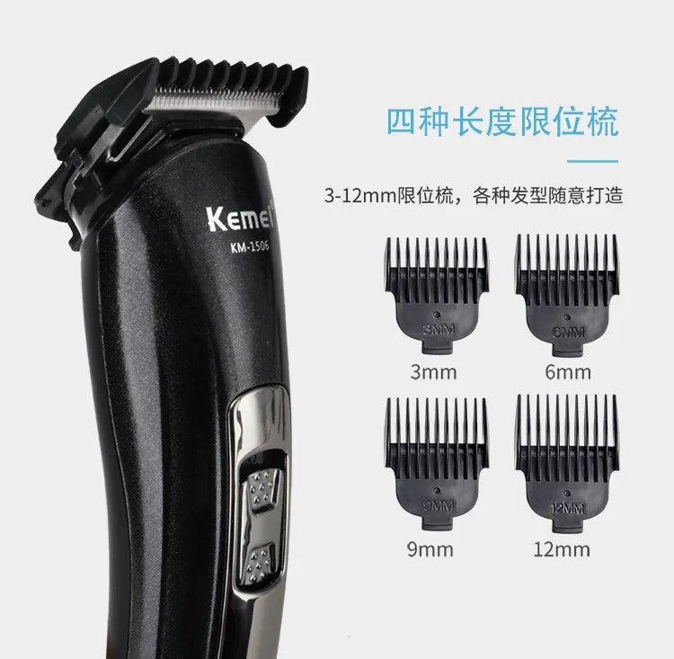 Kemei Hair Clipper Km-809A Km-1506 Km-1102 Profession Hair Trimmer Electric Beard Trimmer for Men's Hair Cutter Machine