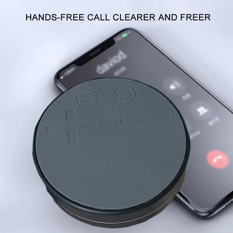 Bone Conduction Desktop Wireless Speaker with suction cups for secure attachment. Wireless TWS speaker, compatible with lanyard