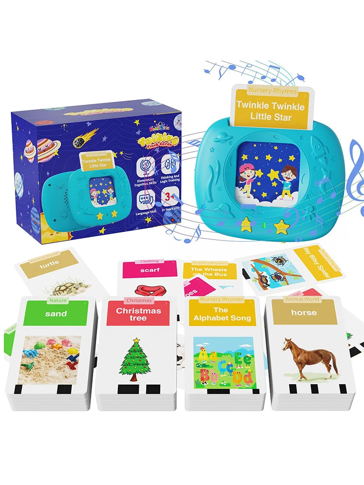 Toddlers Talking Flash Cards with 288 Sight Words Speech Therapy Toys Learning Educational Montessori Sensory kit Kids NEWYES