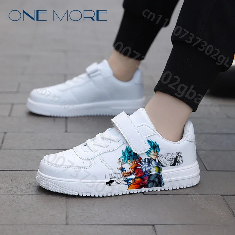Dragon Ball Children's Print Shoes Hot Selling Goku Fashion Waterproof Breathable Wholesale Boys Girls Sneakers Size 28-40