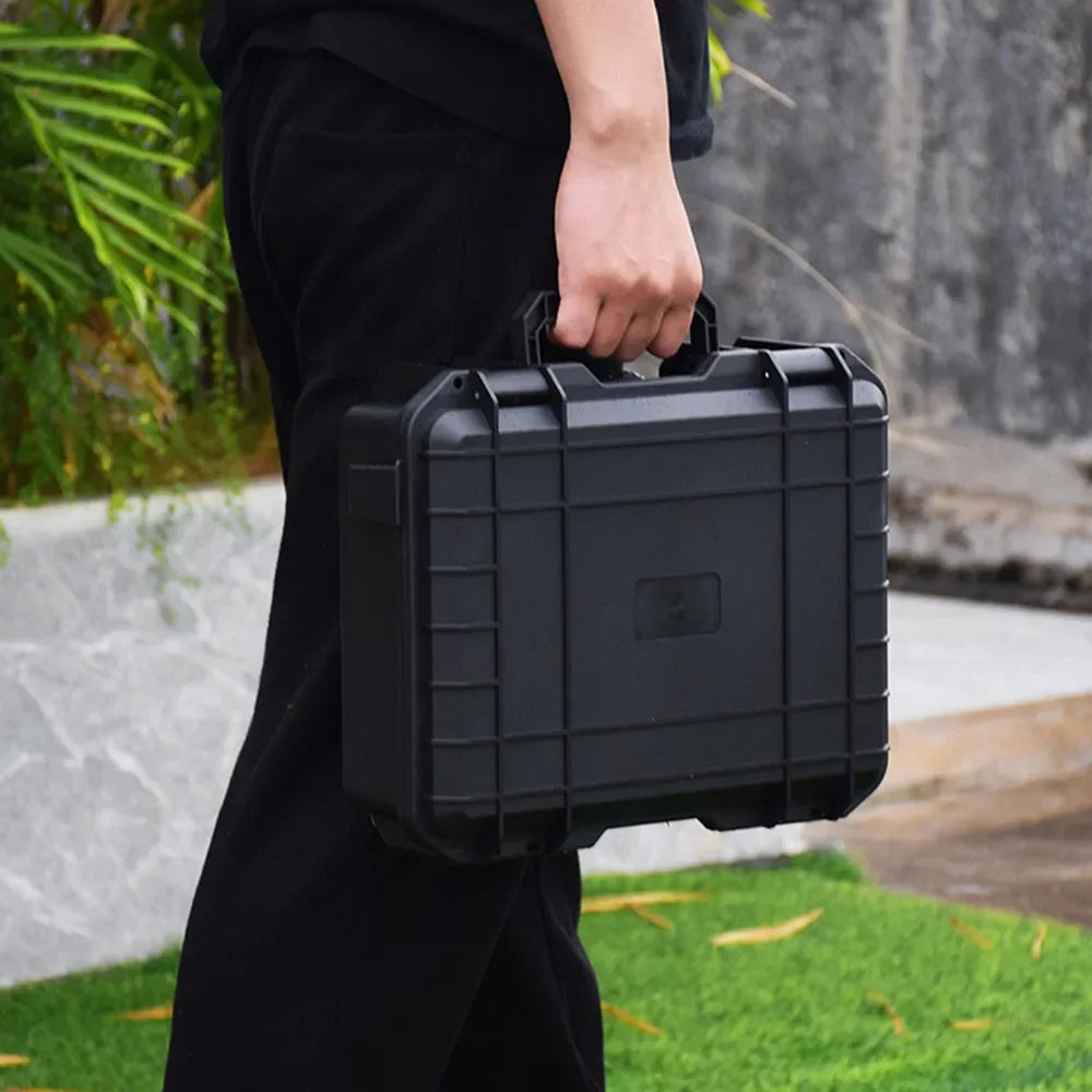 1pc Waterproof Hard Carry Case Bag Tool Case With Pre-cut Sponge Storage Box Safety Protector Organizer Hardware Toolbox